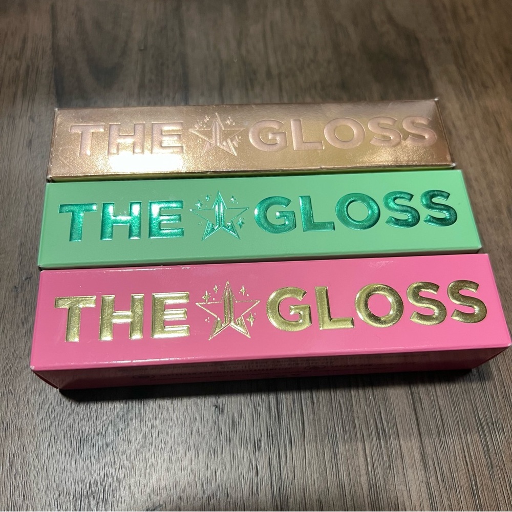 Set Of 3! Jeffrey Star - The Gloss -Body Count, Blood Money & Crystal Kiss - NIB